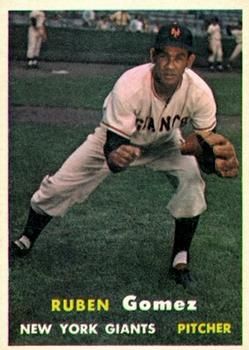 Ruben Gomez 1957 Topps #58 Sports Card