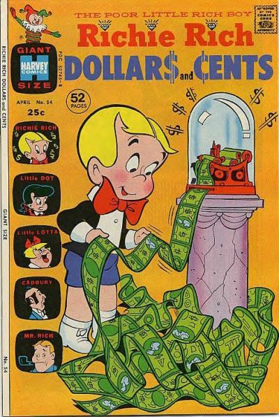 Richie Rich Dollars and Cents #54 Comic