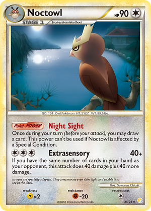 Noctowl (8/123) - HeartGold & SoulSilver