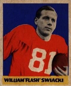 William "Flash" Swiacki 1949 Leaf #110 Sports Card