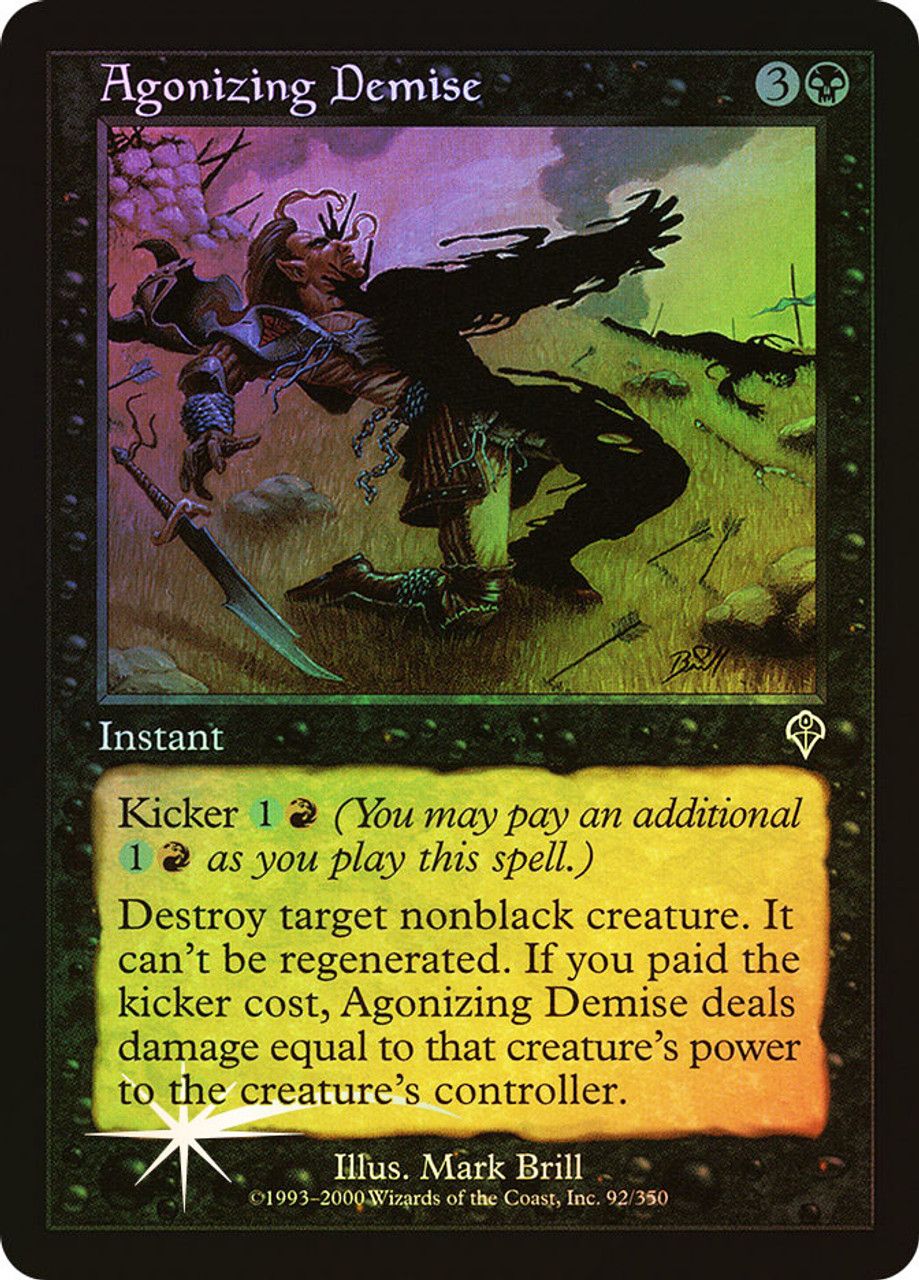 Agonizing Demise (Invasion - Foil) Trading Card