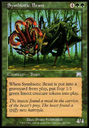 Symbiotic Beast (Onslaught) Trading Card