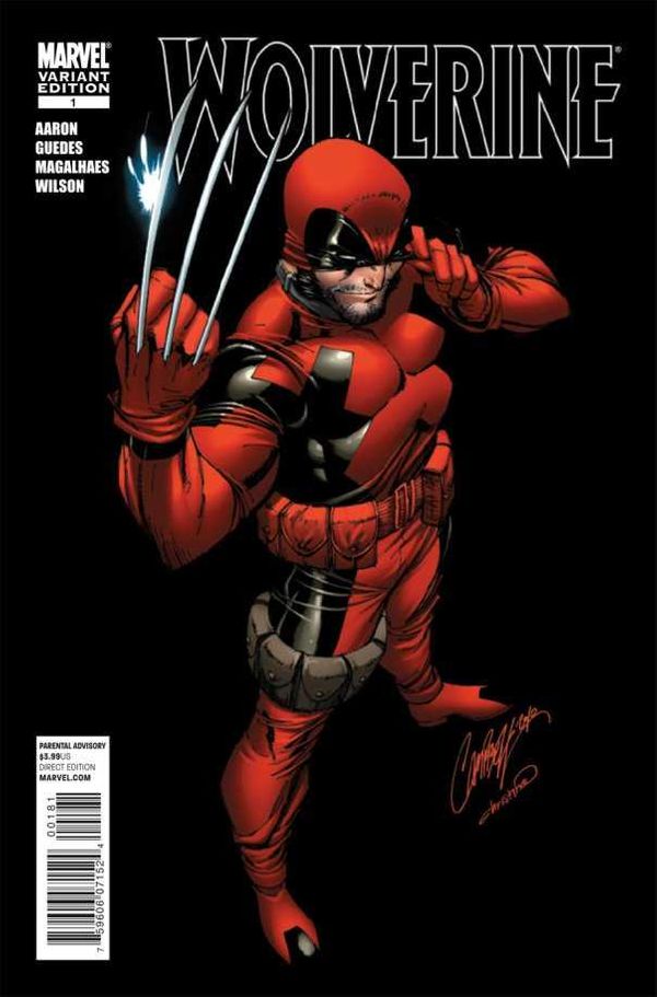 Wolverine #1 (Deadpool Campbell Variant Cover)