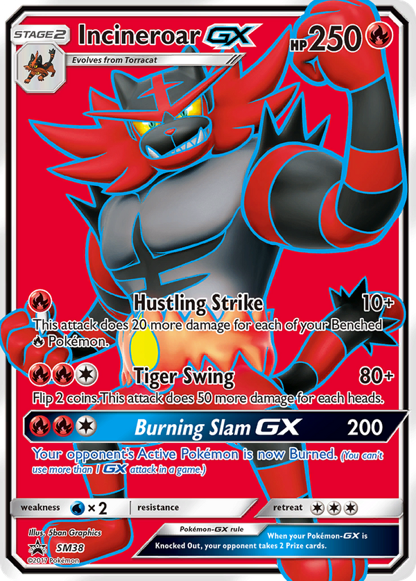 Incineroar GX (SM38) - SM Black Star Promos