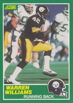Warren Williams 1989 Score #226 Sports Card