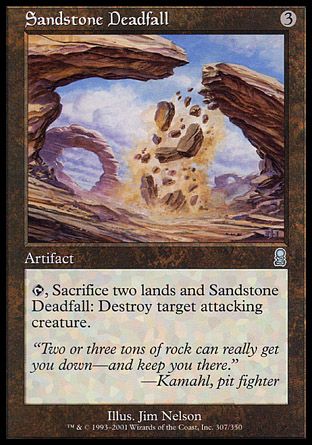 Sandstone Deadfall (Odyssey) Trading Card