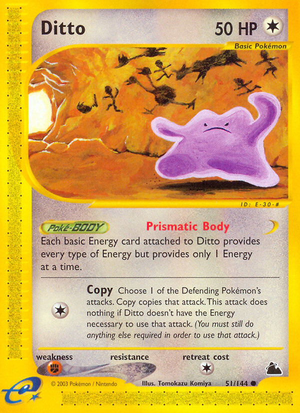 Ditto (51/144) - Skyridge Pokémon Card