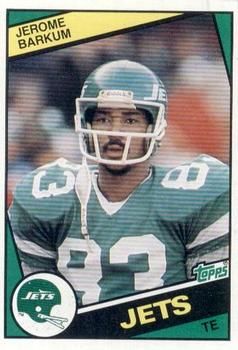 Jerome Barkum 1984 Topps #145 Sports Card