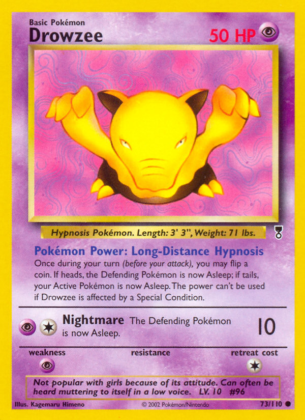 Drowzee (73/110) - Legendary Collection Pokémon Card