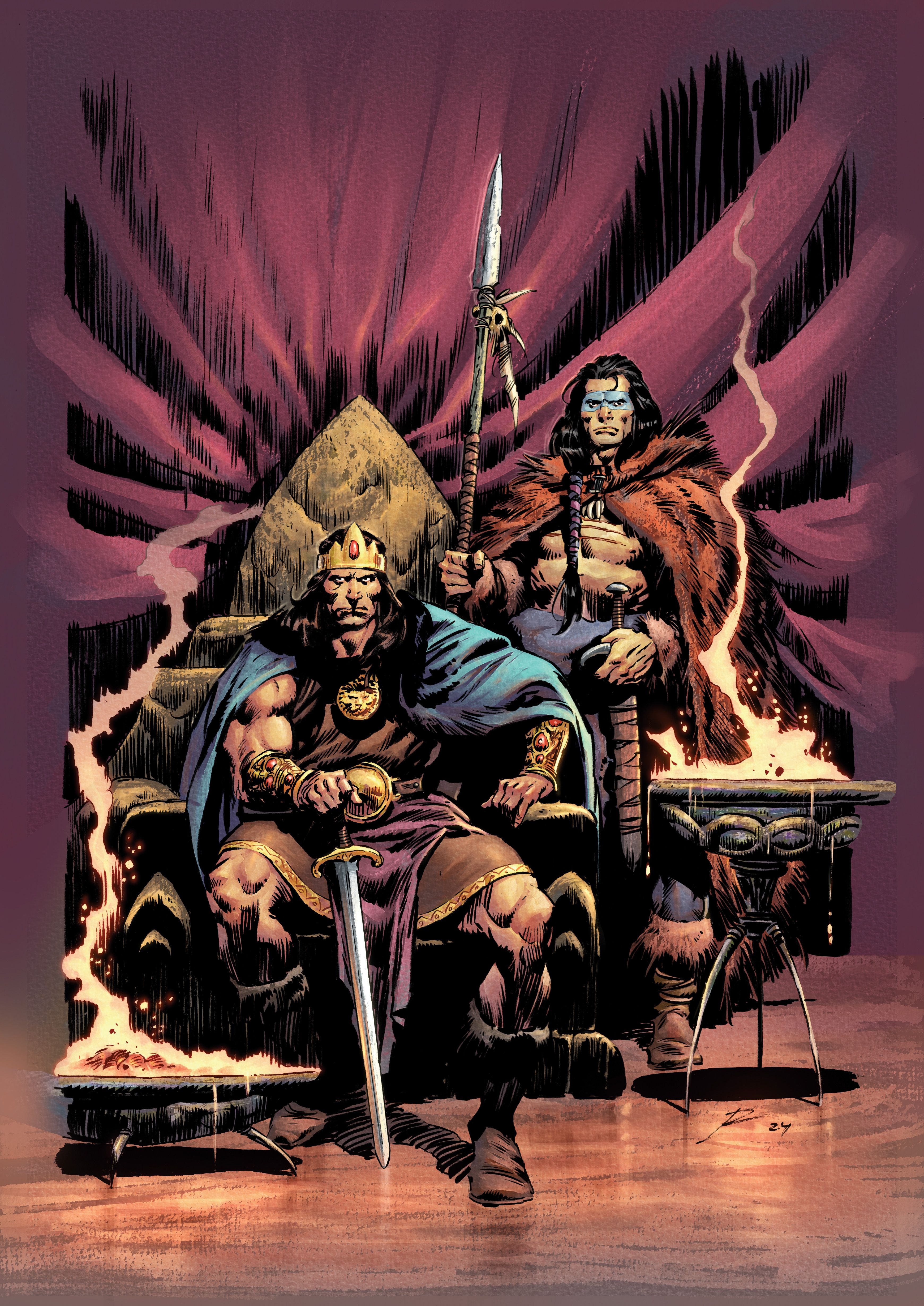Conan: Scourge of the Serpent #1 (Cvr H Roberto De La Torre Virgin Var) Comic