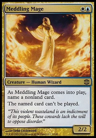 Meddling Mage (Alara Reborn) Trading Card