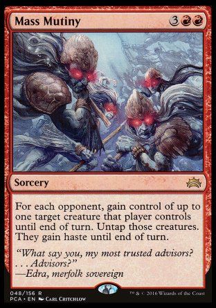 Mass Mutiny (Planechase Anthology decks) Trading Card