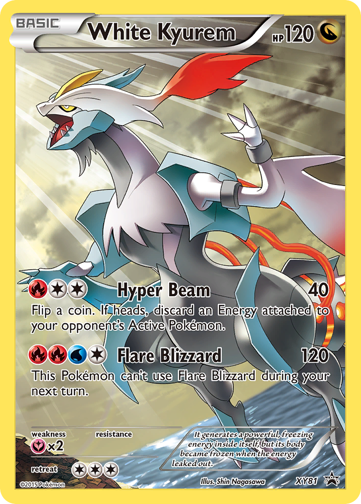 White Kyurem (XY81) - XY Black Star Promos Pokémon Card