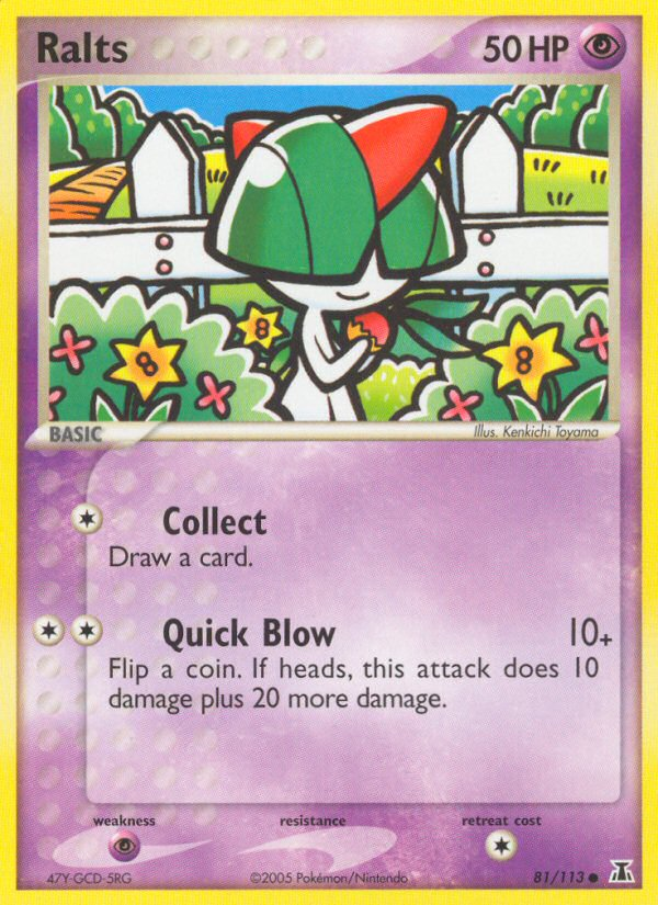 Ralts (81/113) - Delta Species Pokémon Card