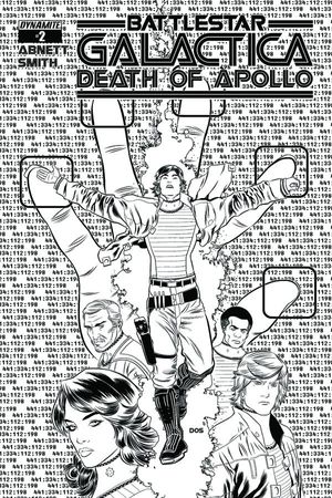 Bsg Death Of Apollo #2 (10 Copy Smith B&amp;w Cover)