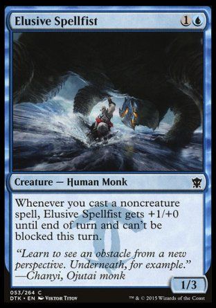 Elusive Spellfist (Dragons of Tarkir) Trading Card