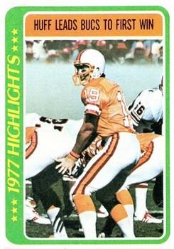 Gary Huff 1978 Topps #1 Sports Card