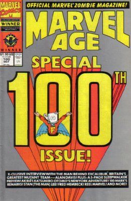Marvel Age #100 Comic