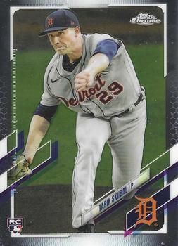 Tarik Skubal 2021 Topps Chrome Baseball #103 Sports Card