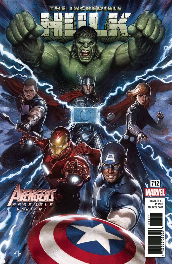 The Incredible Hulk #712 (Granov Avengers Variant Leg)