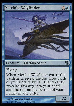 Merfolk Wayfinder (Jace vs. Vraska) Trading Card