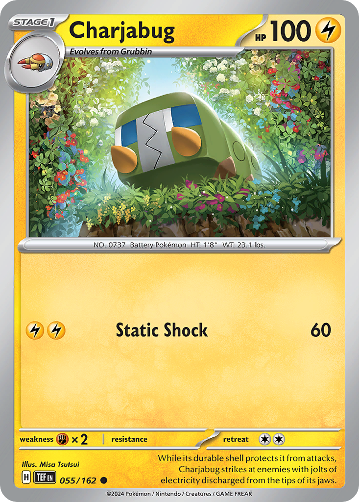 Charjabug (55/162) - Temporal Forces Pokémon Card