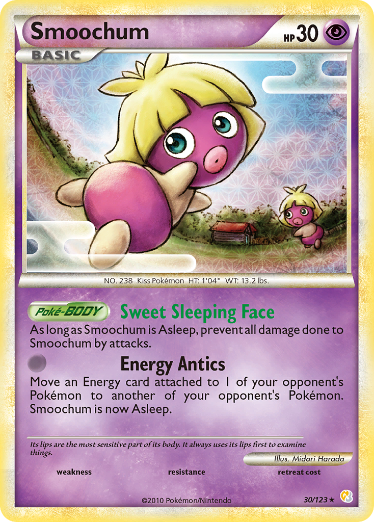 Smoochum (30/123) - HeartGold & SoulSilver Pokémon Card