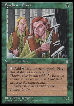 Fyndhorn Elves (Ice Age) Trading Card