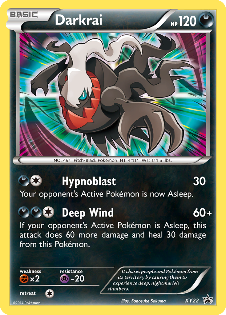 Darkrai (XY22) - XY Black Star Promos Pokémon Card