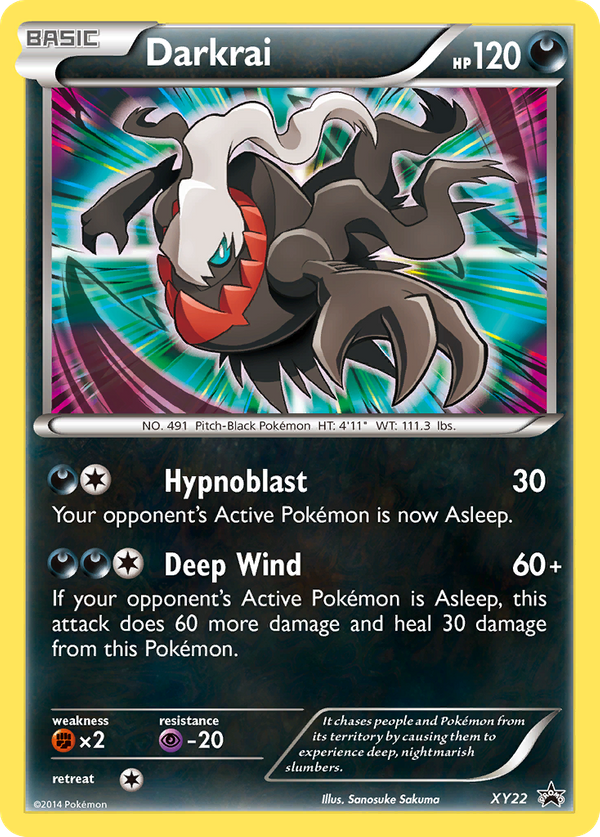 Darkrai (XY22) - XY Black Star Promos