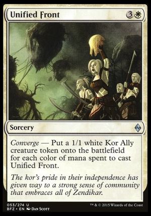 Unified Front (Battle for Zendikar)