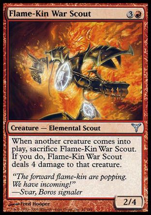 Flame-Kin War Scout (Dissension) Trading Card