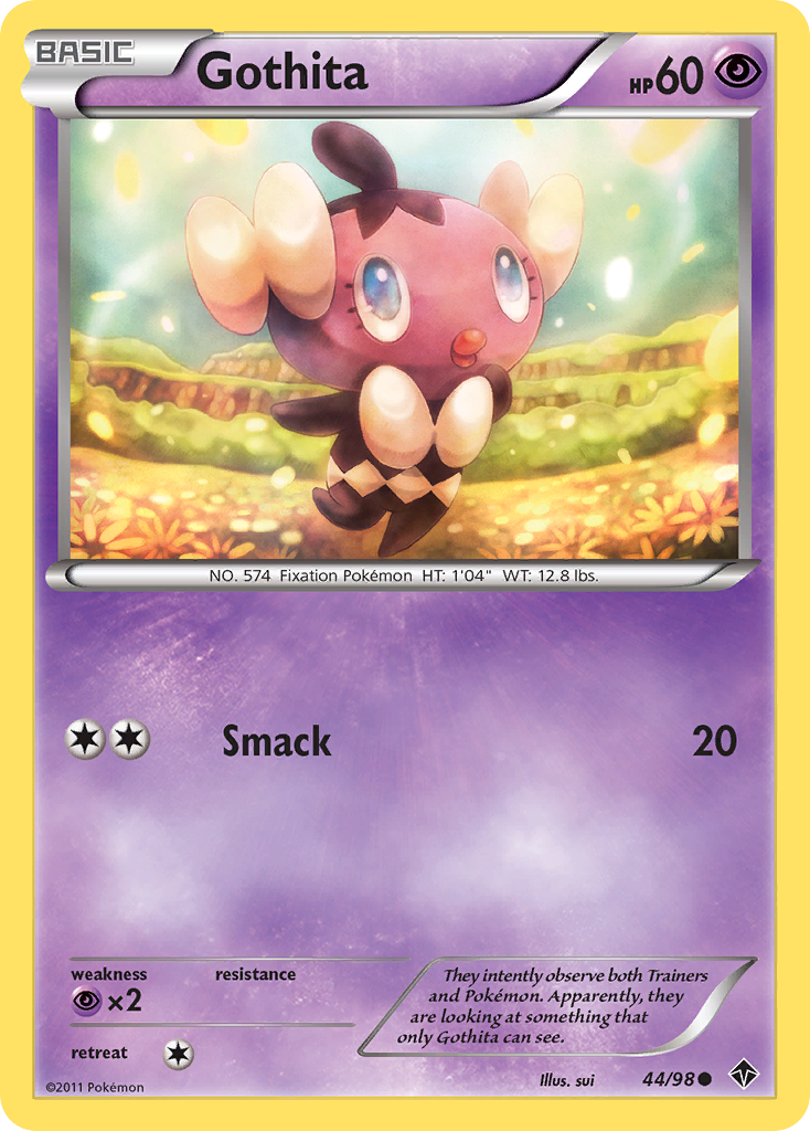 Gothita (44/98) - Emerging Powers Pokémon Card