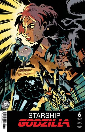 Starship Godzilla #6 (Variant RI 1:15 Delpeche Movie Homage Cover)