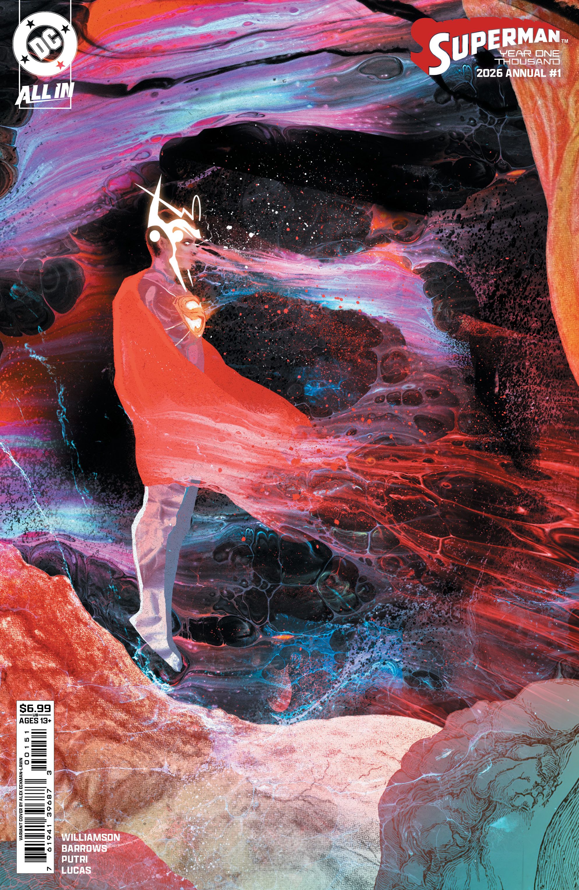 Superman Annual Year One Thousand #1 (Cvr E Alex Eckman-Lawn Card Stock Variant) Comic