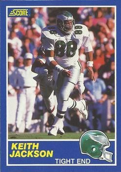 Keith Jackson 1989 Score #101 Sports Card
