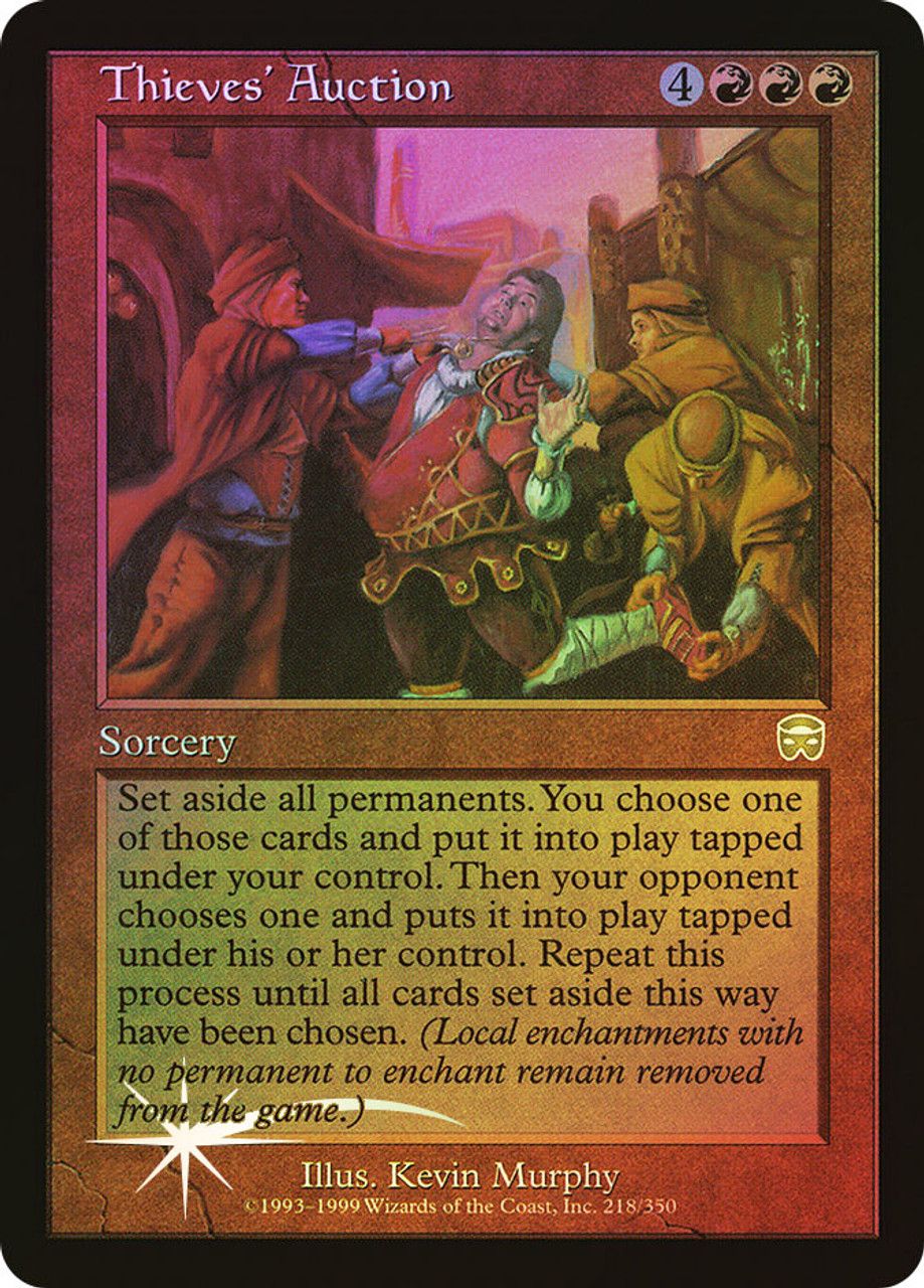 Thieves' Auction (Mercadian Masques - Foil) Trading Card