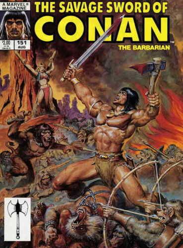 The Savage Sword of Conan #151 Comic