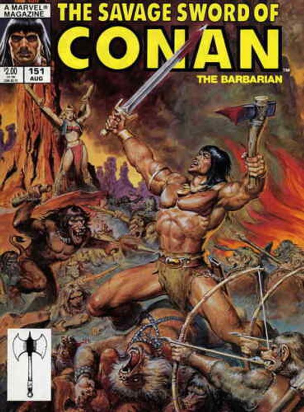 The Savage Sword of Conan #151