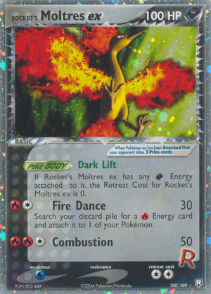 Rocket's Moltres ex (100/109) - Team Rocket Returns