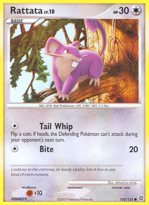 Rattata (103/132) - Secret Wonders Pokémon Card