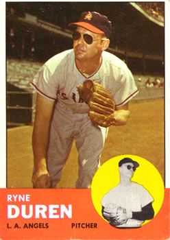 Ryne Duren 1963 Topps #17 Sports Card
