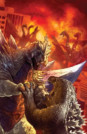 Godzilla: Here There Be Aliens #5 (Variant RI 1:25 Pe Full Art)