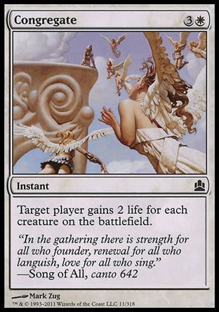 Congregate (MTG Commander) Trading Card