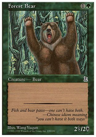 Forest Bear (Portal Three Kingdoms) Trading Card