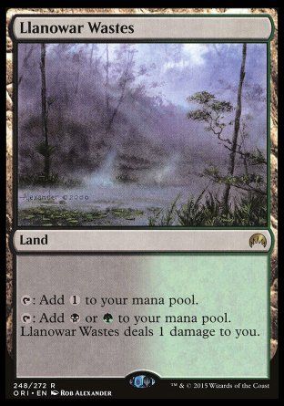 Llanowar Wastes (Magic Origins) Trading Card