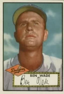 Ben Wade 1952 Topps #389 Sports Card
