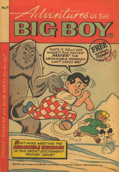 Adventures of Big Boy #71 [West] Comic