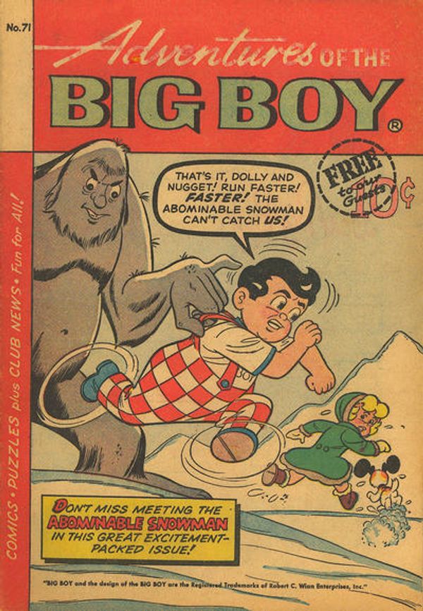 Adventures of Big Boy #71 [West]