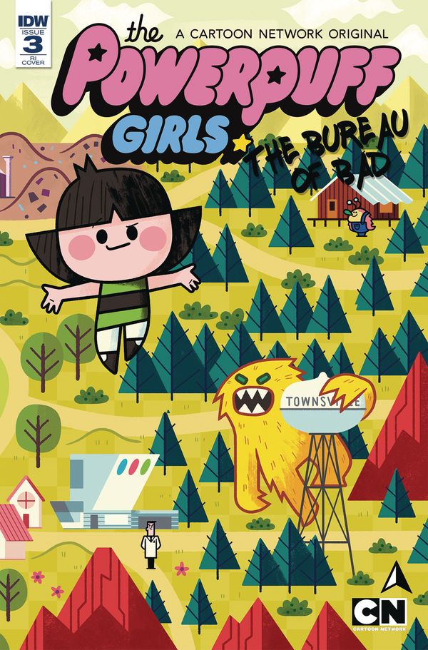 Powerpuff Girls Bureau Of Bad #3 (10 Copy Cover)